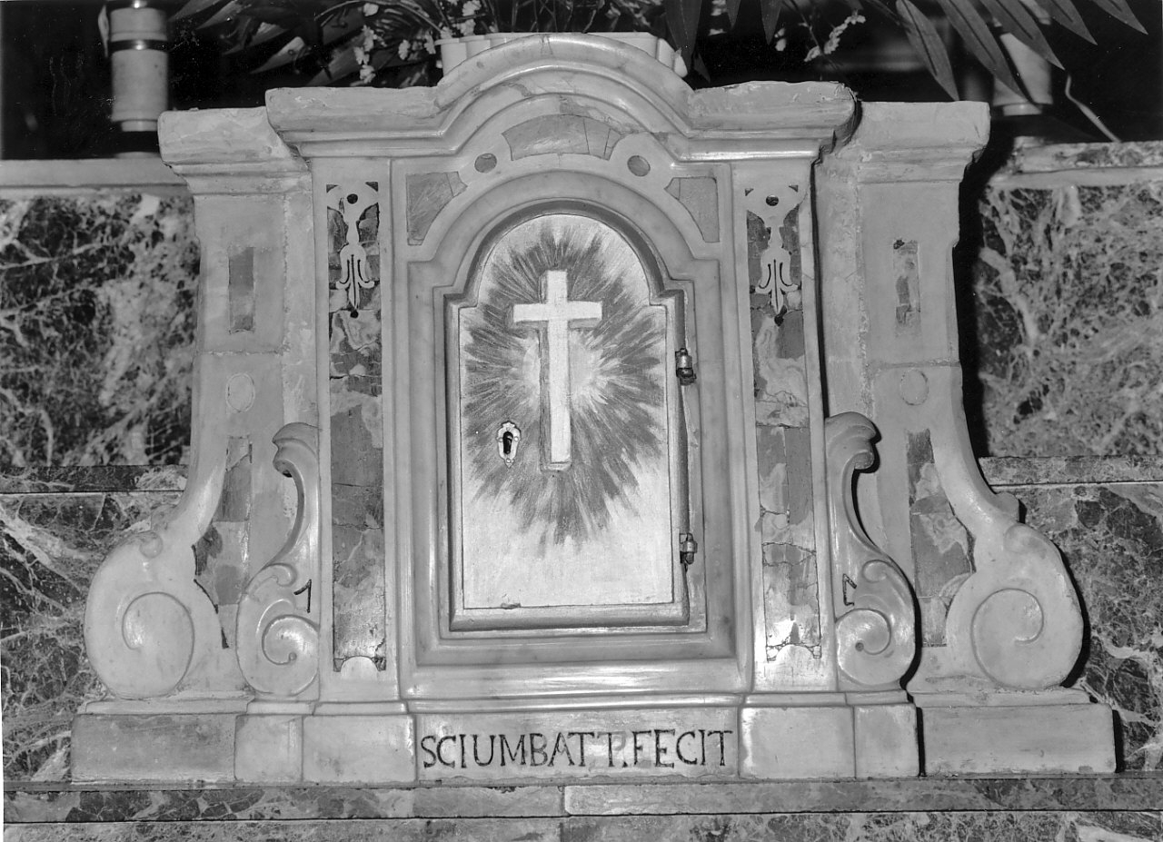 tabernacolo, opera isolata - bottega Italia meridionale (sec. XVIII)