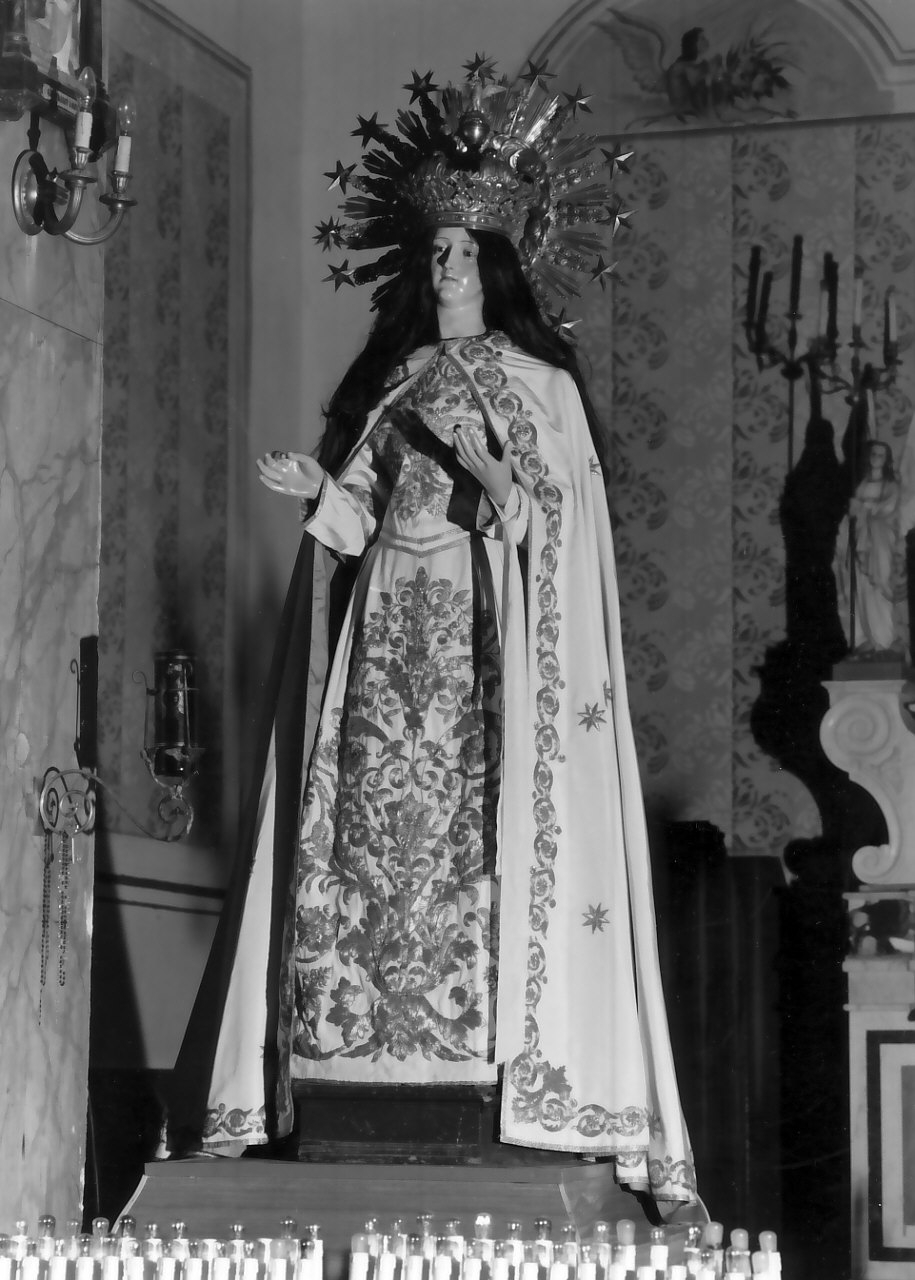 Madonna del Rosario (manichino, opera isolata) - bottega Italia meridionale (sec. XIX)