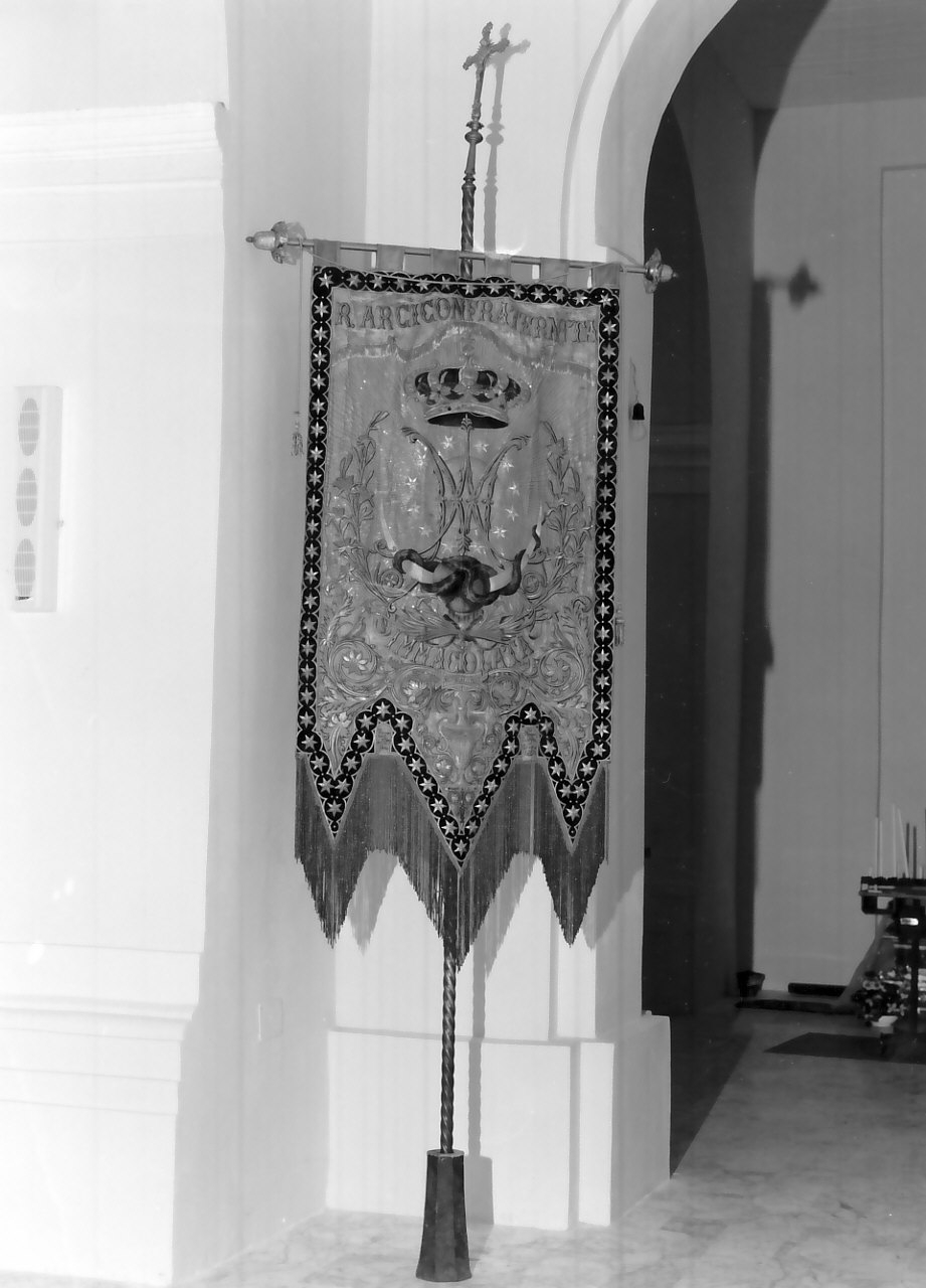 stendardo processionale, opera isolata - bottega Italia meridionale (sec. XX)