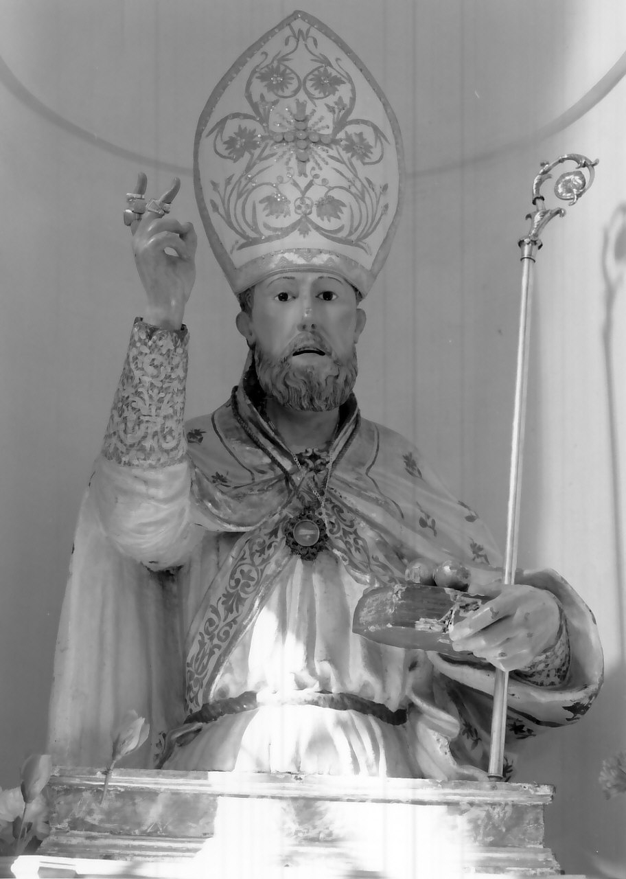 San Nicola di Bari (busto, opera isolata) - bottega napoletana (sec. XIX)