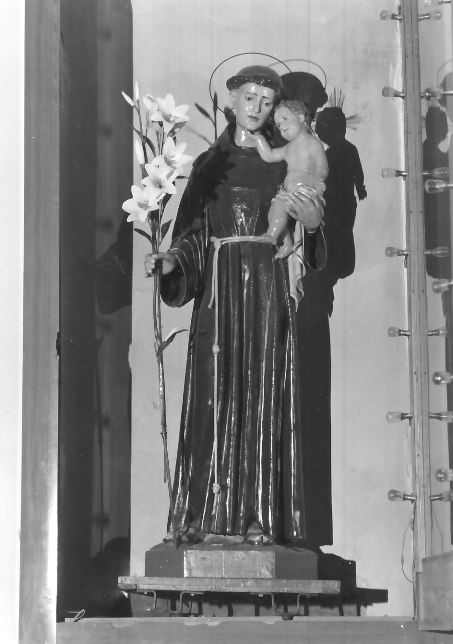Sant'Antonio da Padova (statua, opera isolata) - bottega Italia meridionale (inizio sec. XX)