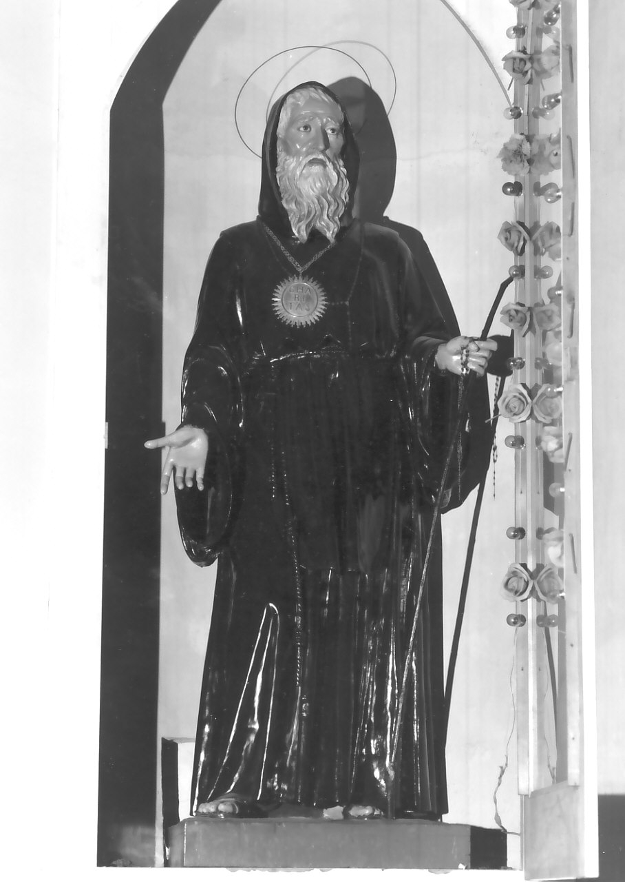 San Francesco di Paola (statua, opera isolata) - bottega Italia meridionale (fine/inizio secc. XIX/ XX)