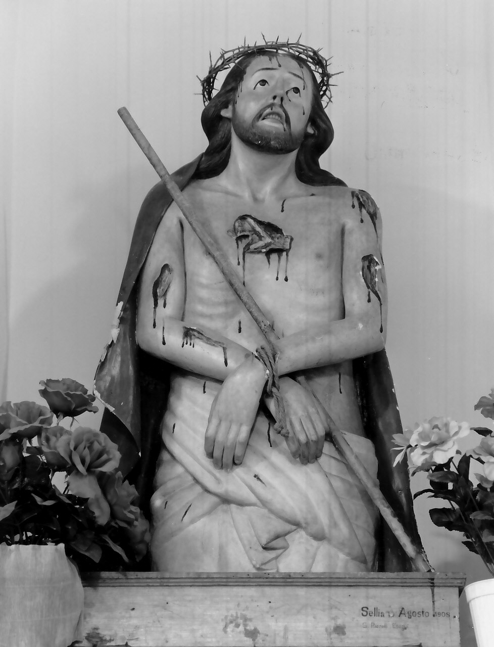Ecce Homo (scultura, opera isolata) di Riccelli S (sec. XX)