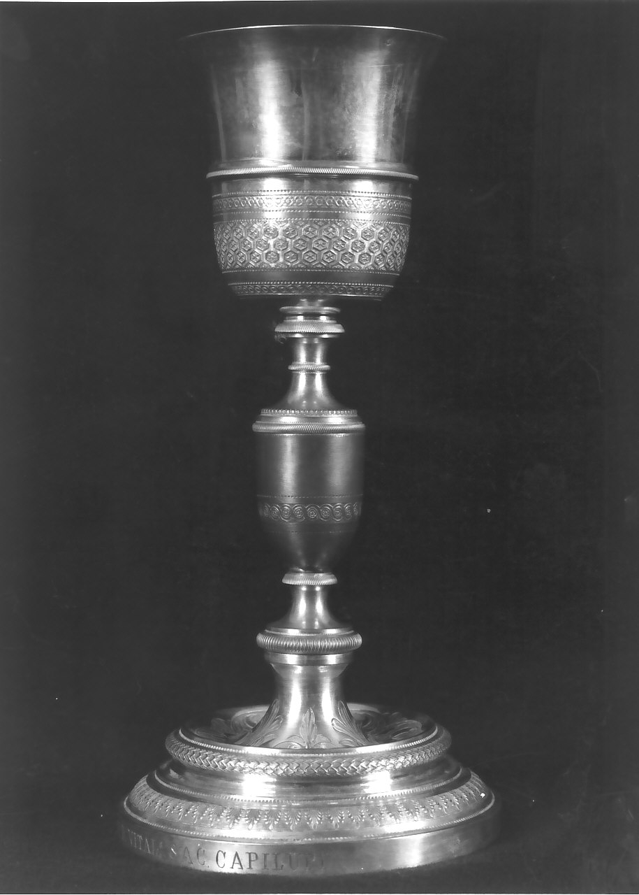 calice, opera isolata - bottega Italia meridionale (fine/inizio secc. XIX/ XX)