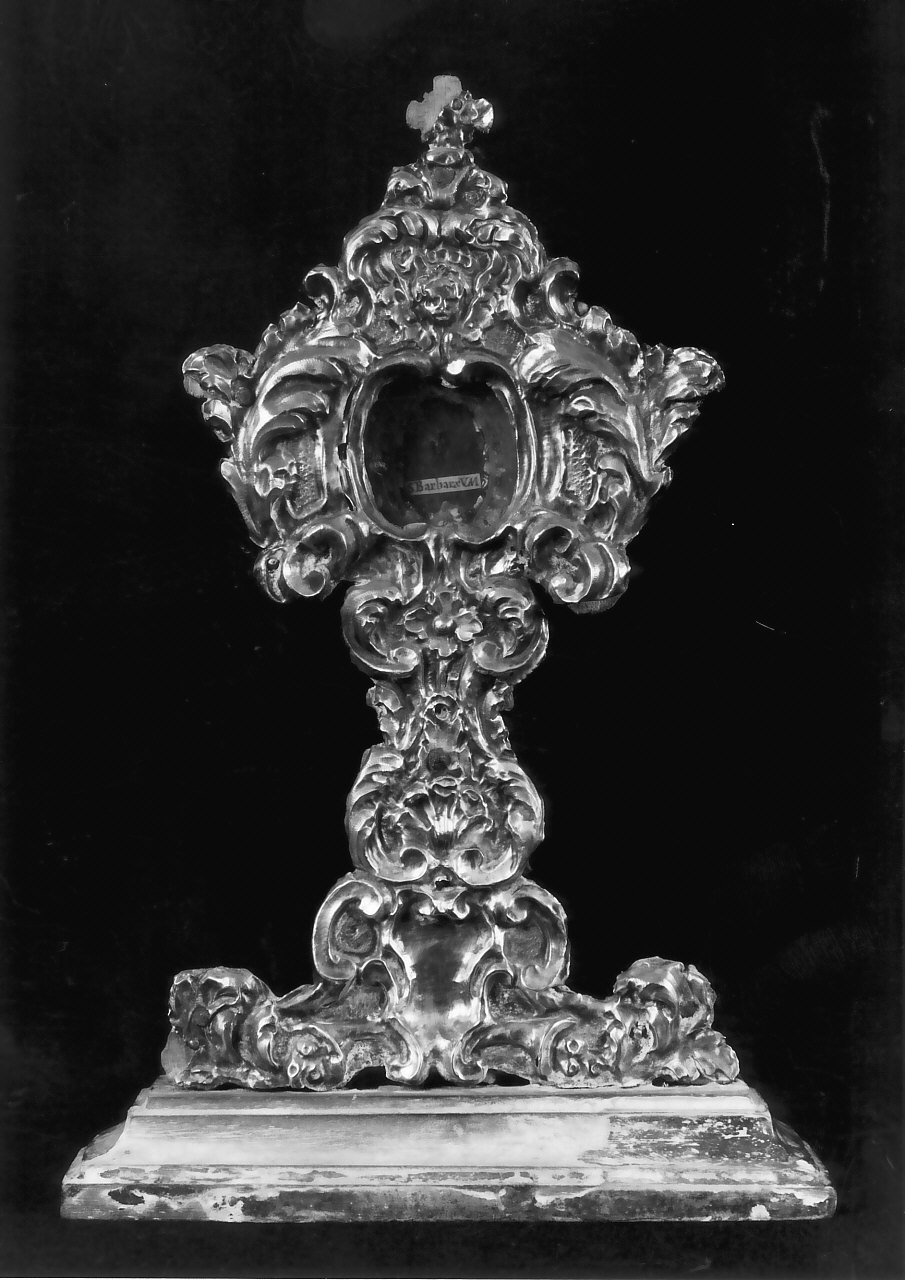 reliquiario - a ostensorio, opera isolata - bottega Italia meridionale (fine sec. XVIII)