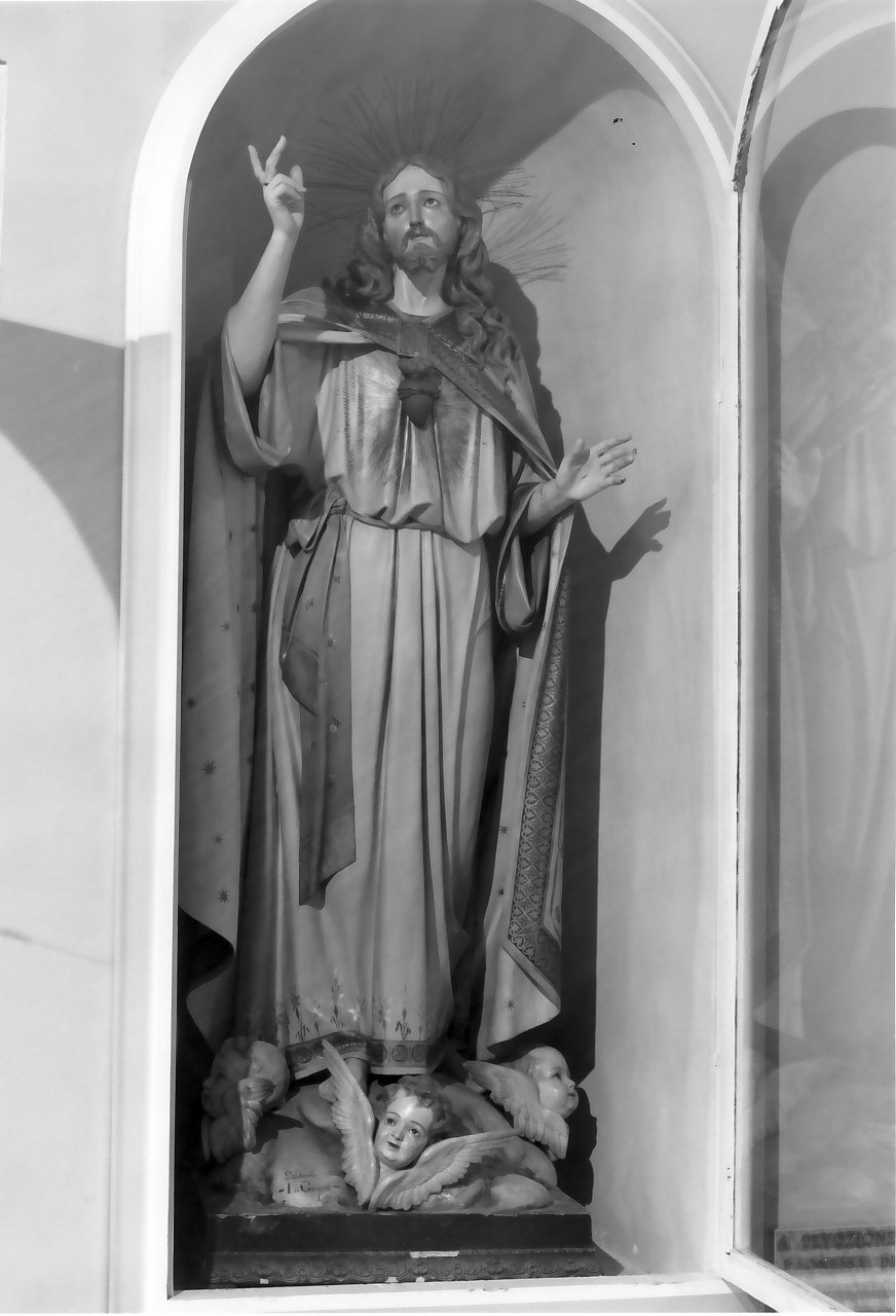 Sacro Cuore di Gesù (statua, opera isolata) di Guacci Luigi (inizio sec. XX)