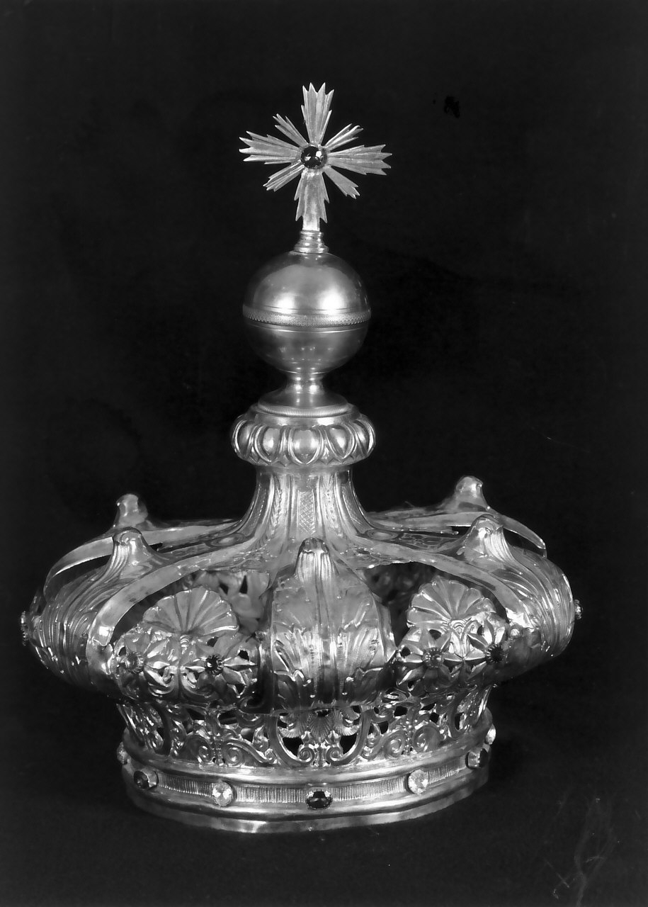 corona da statua, opera isolata - bottega Italia meridionale (sec. XIX)