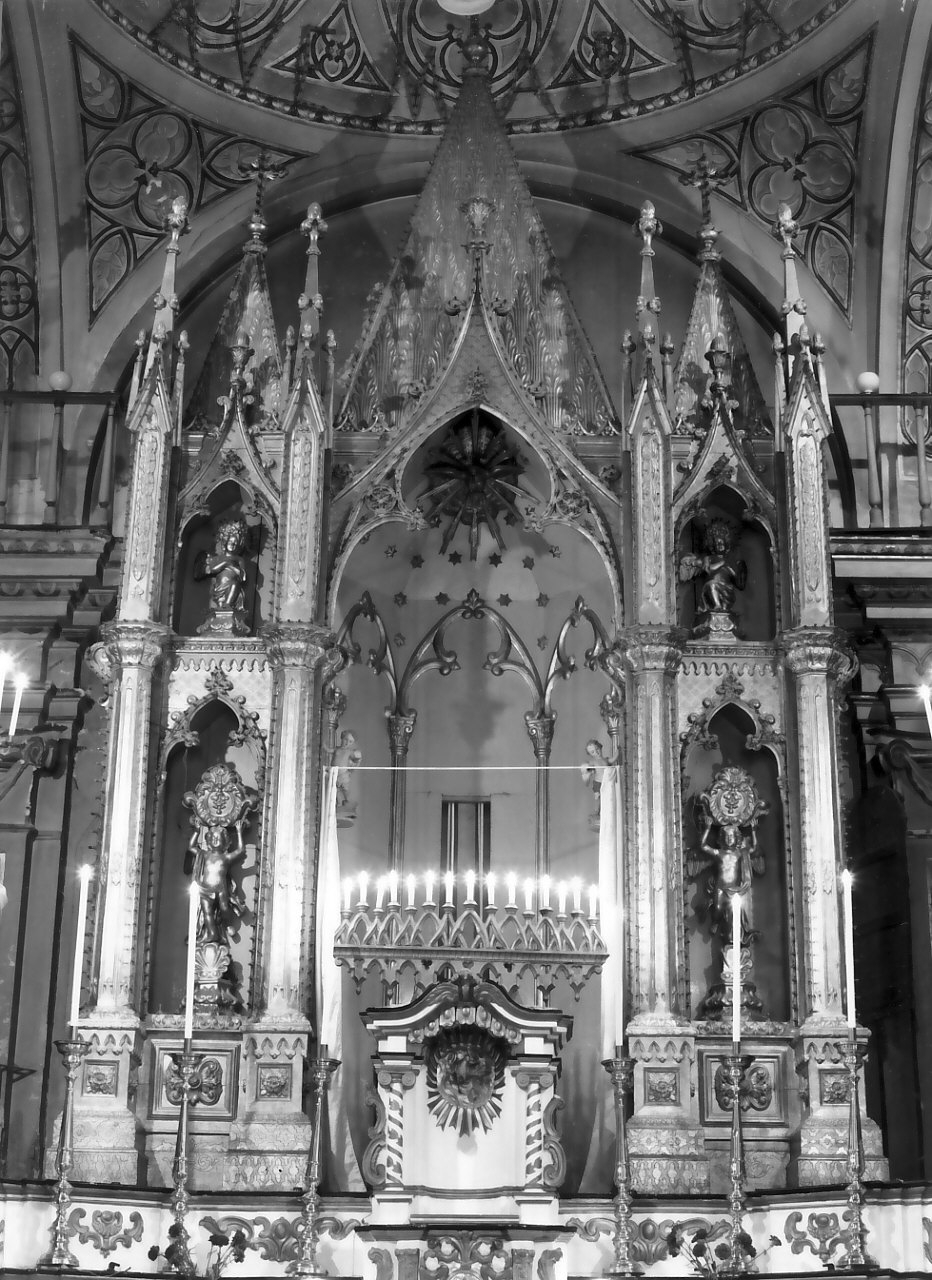 baldacchino d'altare, opera isolata - bottega Italia meridionale (sec. XX)