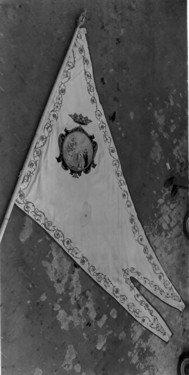 stendardo processionale, opera isolata - manifattura calabrese, ambito calabrese, bottega calabrese (inizio sec. XX)