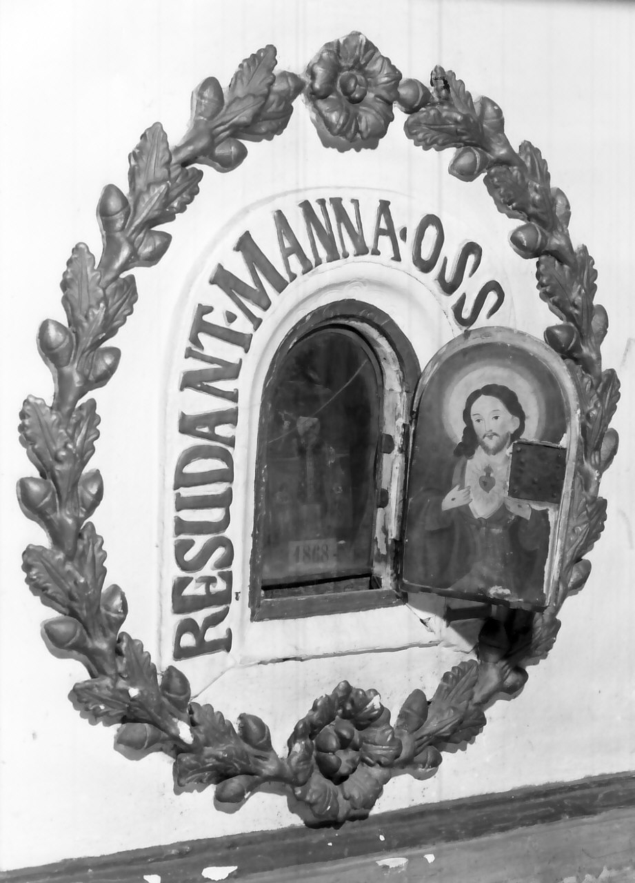 Sacro Cuore di Gesù (reliquiario a teca, opera isolata) - bottega calabrese (sec. XIX)