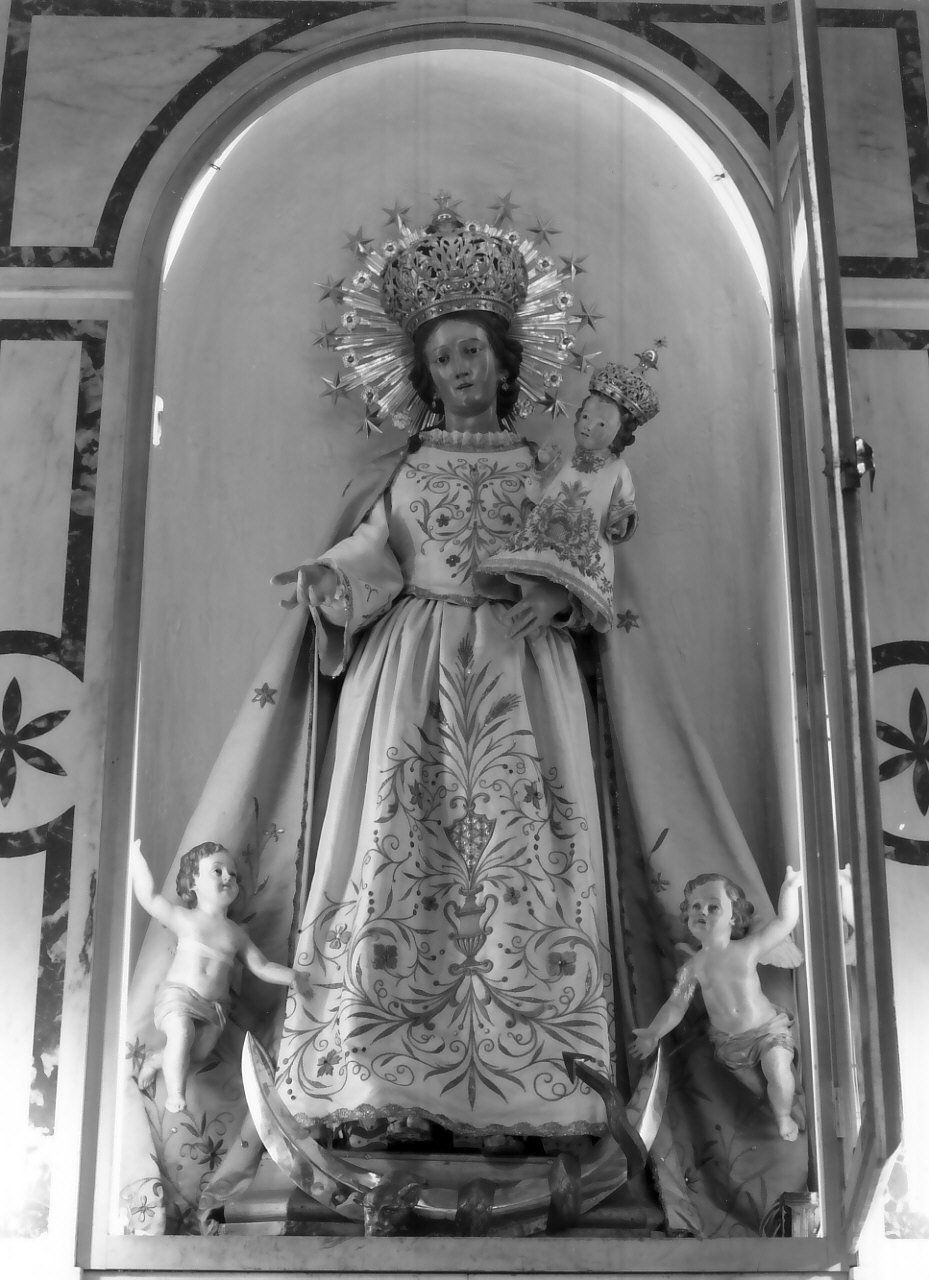 Madonna di Termine, Madonna con Bambino (manichino, opera isolata) - bottega Italia meridionale, manifattura Italia meridionale (sec. XIX)