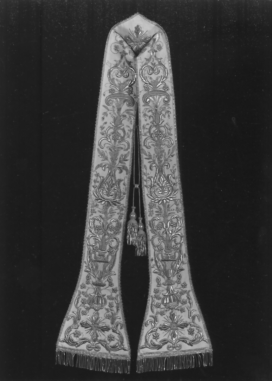 stola, opera isolata - manifattura Italia meridionale (inizio sec. XIX)