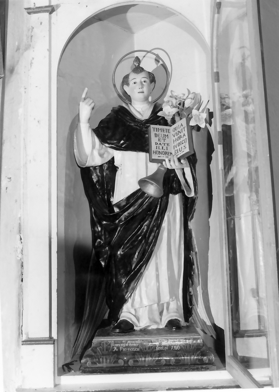 San Vincenzo Ferrer (statua, opera isolata) di Pignatari Vincenzo (sec. XX)