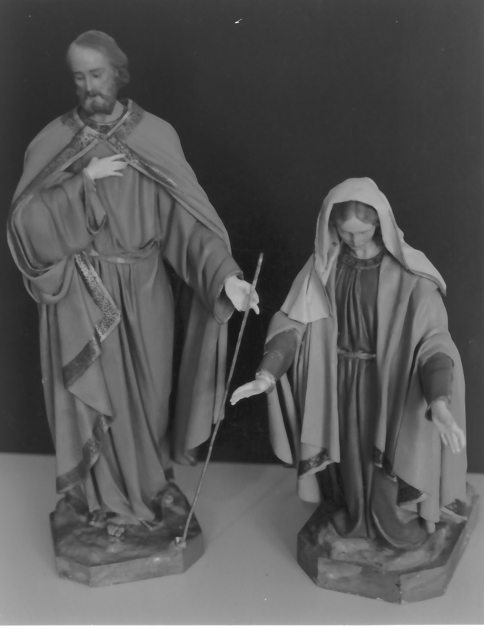 San Giuseppe (statuetta di presepio, elemento d'insieme) - bottega Italia meridionale (primo quarto sec. XX)