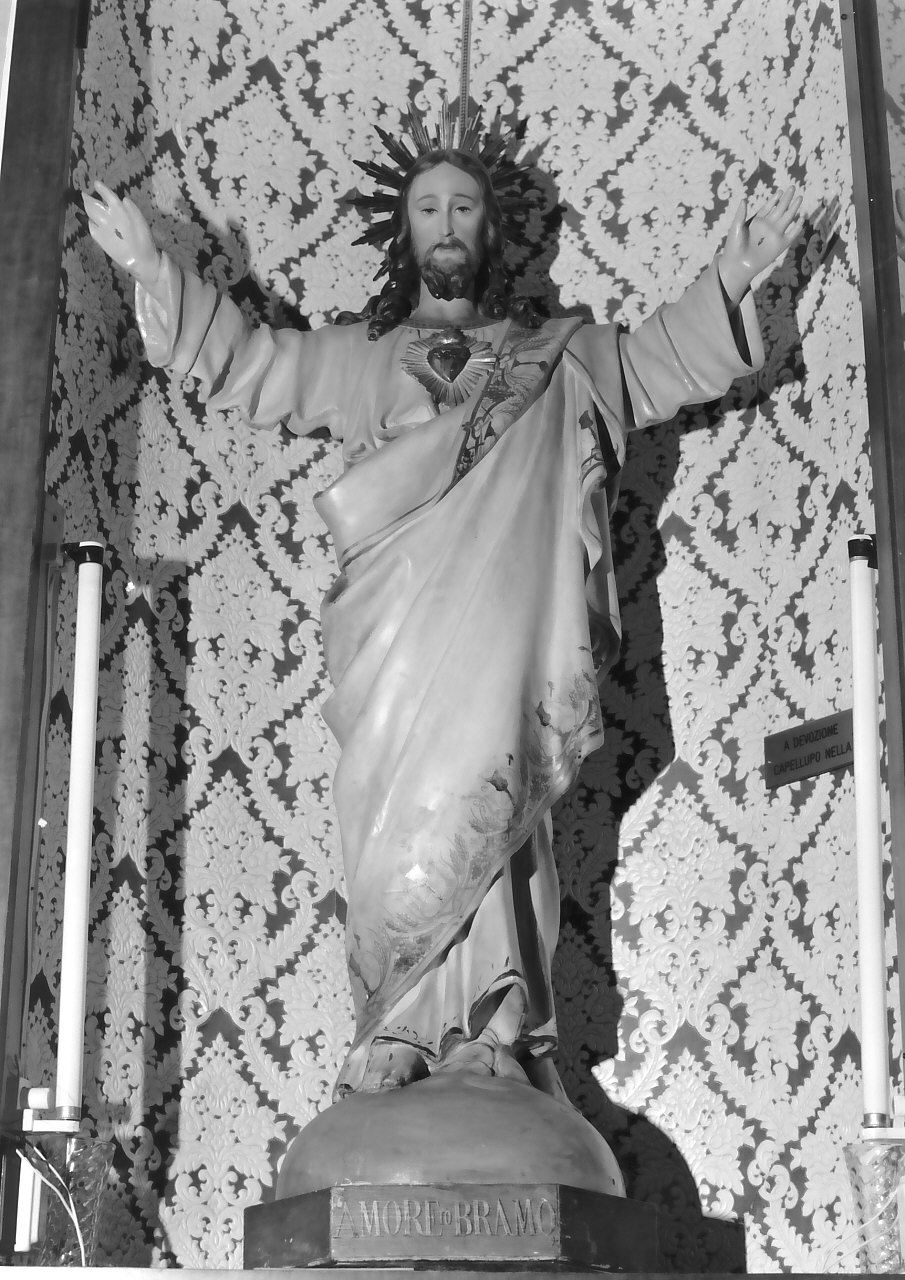 Sacro Cuore di Gesù (statua, opera isolata) - bottega romana (sec. XX)