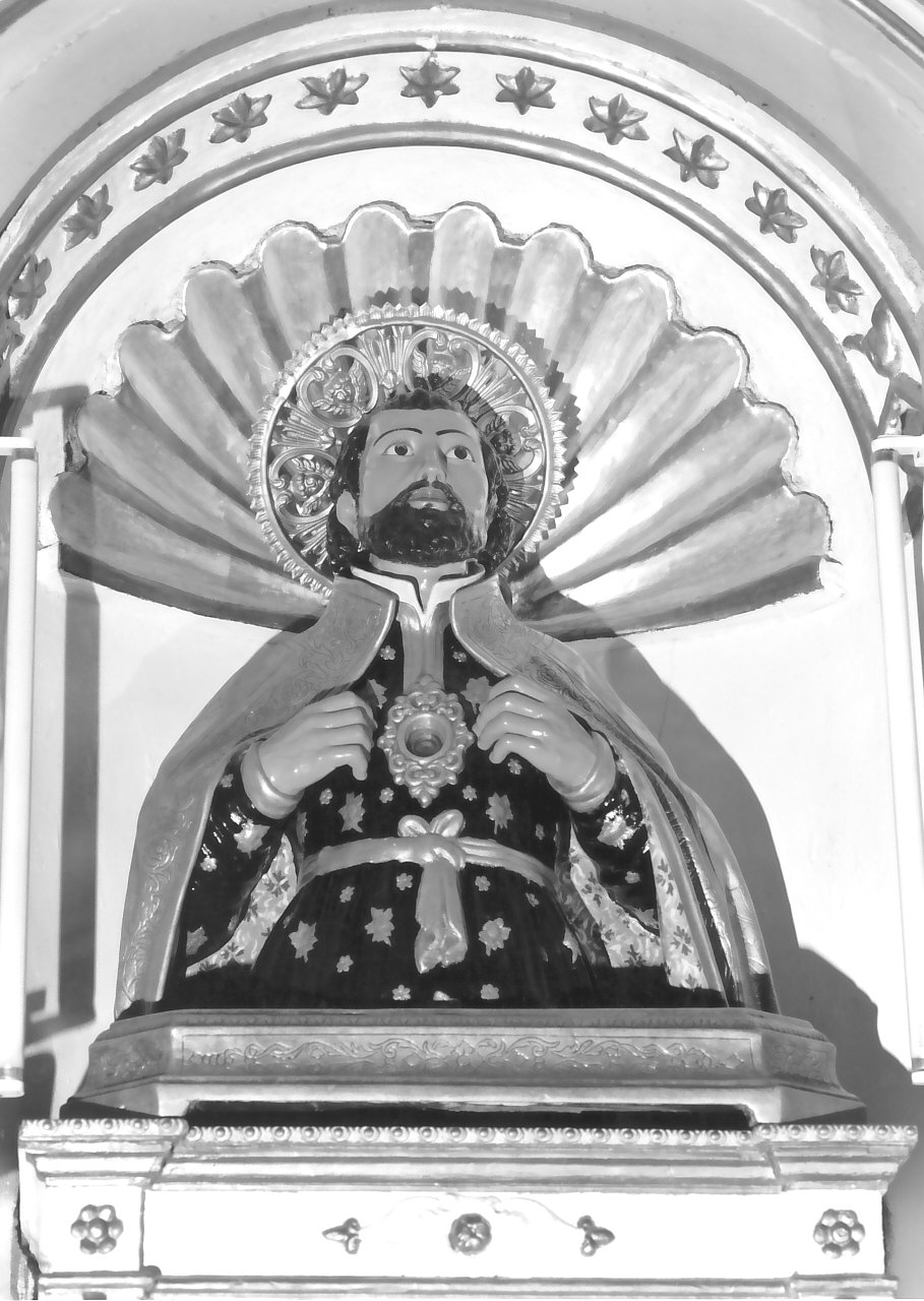 San Francesco Saverio (reliquiario - a busto, opera isolata) - bottega Italia meridionale (sec. XVIII)