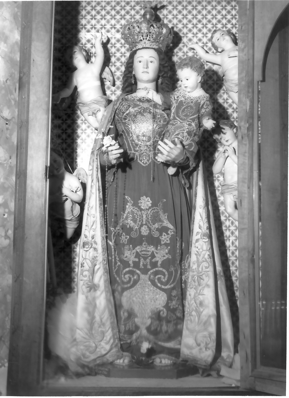 Madonna del Rosario (manichino, opera isolata) - bottega calabrese (sec. XIX)