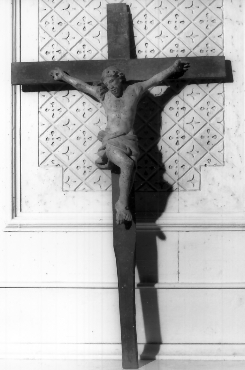 crocifisso, opera isolata - bottega Italia meridionale (fine/inizio secc. XVIII/ XIX)