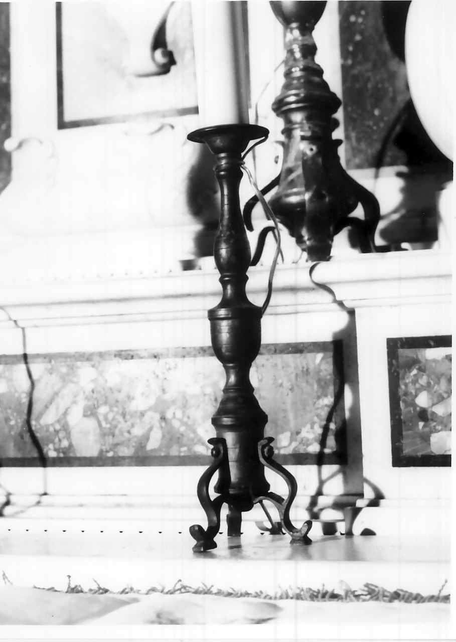 candelabro, serie - bottega calabrese (sec. XIX)