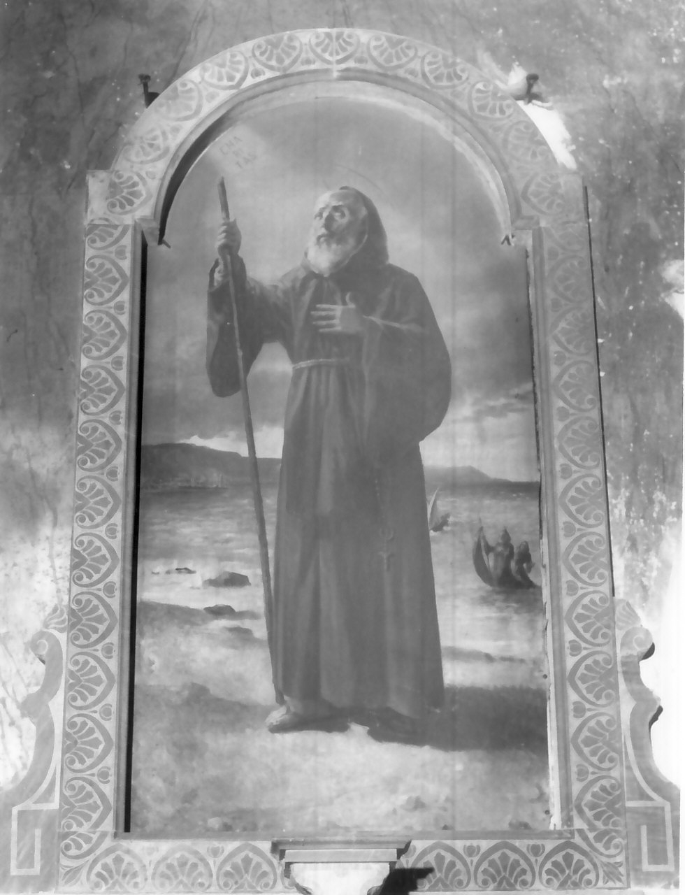 San Francesco di Paola (dipinto, opera isolata) di Zimatore Carmelo (fine/inizio secc. XIX/ XX)