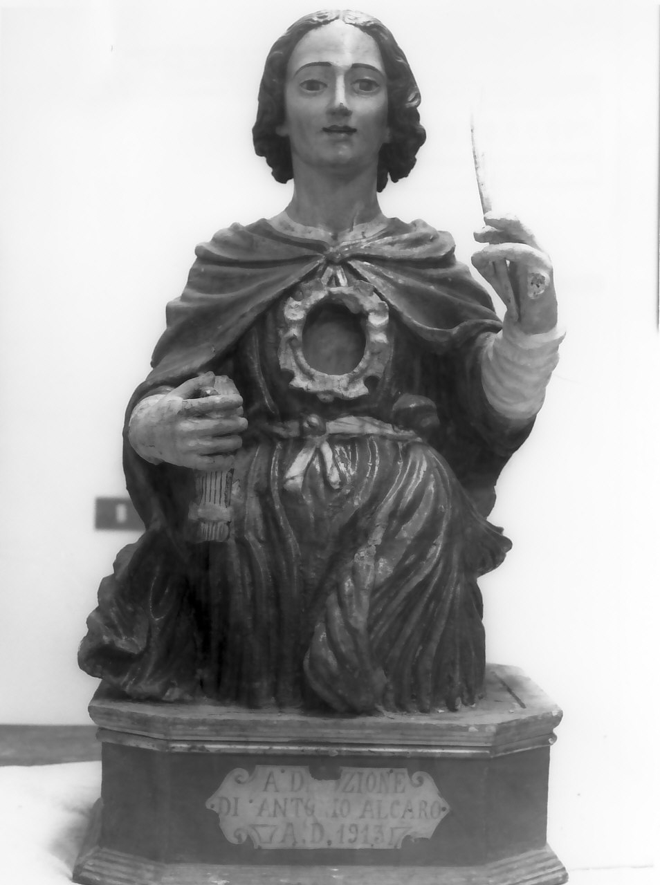 San Vito (reliquiario - a busto, opera isolata) - bottega Italia meridionale (fine/inizio secc. XVIII/ XIX)