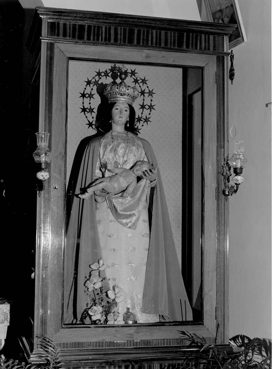 Madonna con Bambino (manichino, opera isolata) - bottega Italia meridionale (fine/inizio secc. XIX/ XX)