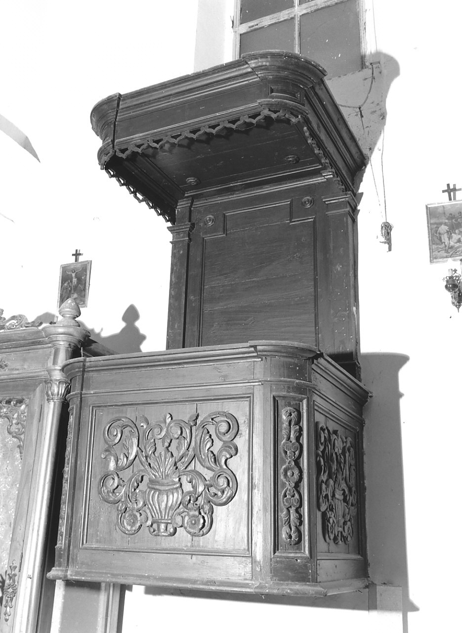 pulpito, opera isolata - bottega calabrese (sec. XIX)
