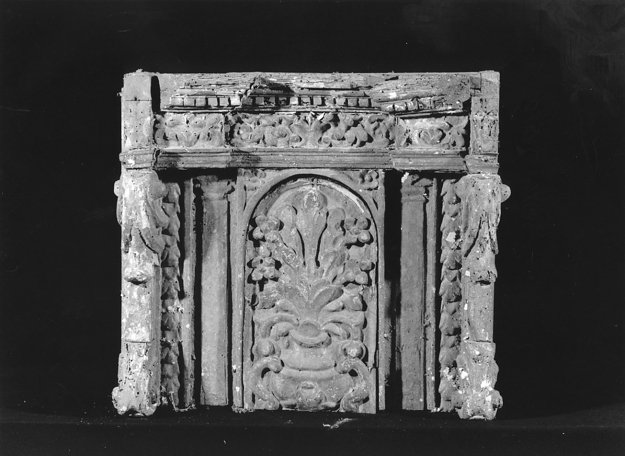 tabernacolo, opera isolata - bottega calabrese (secc. XVII/ XVIII)