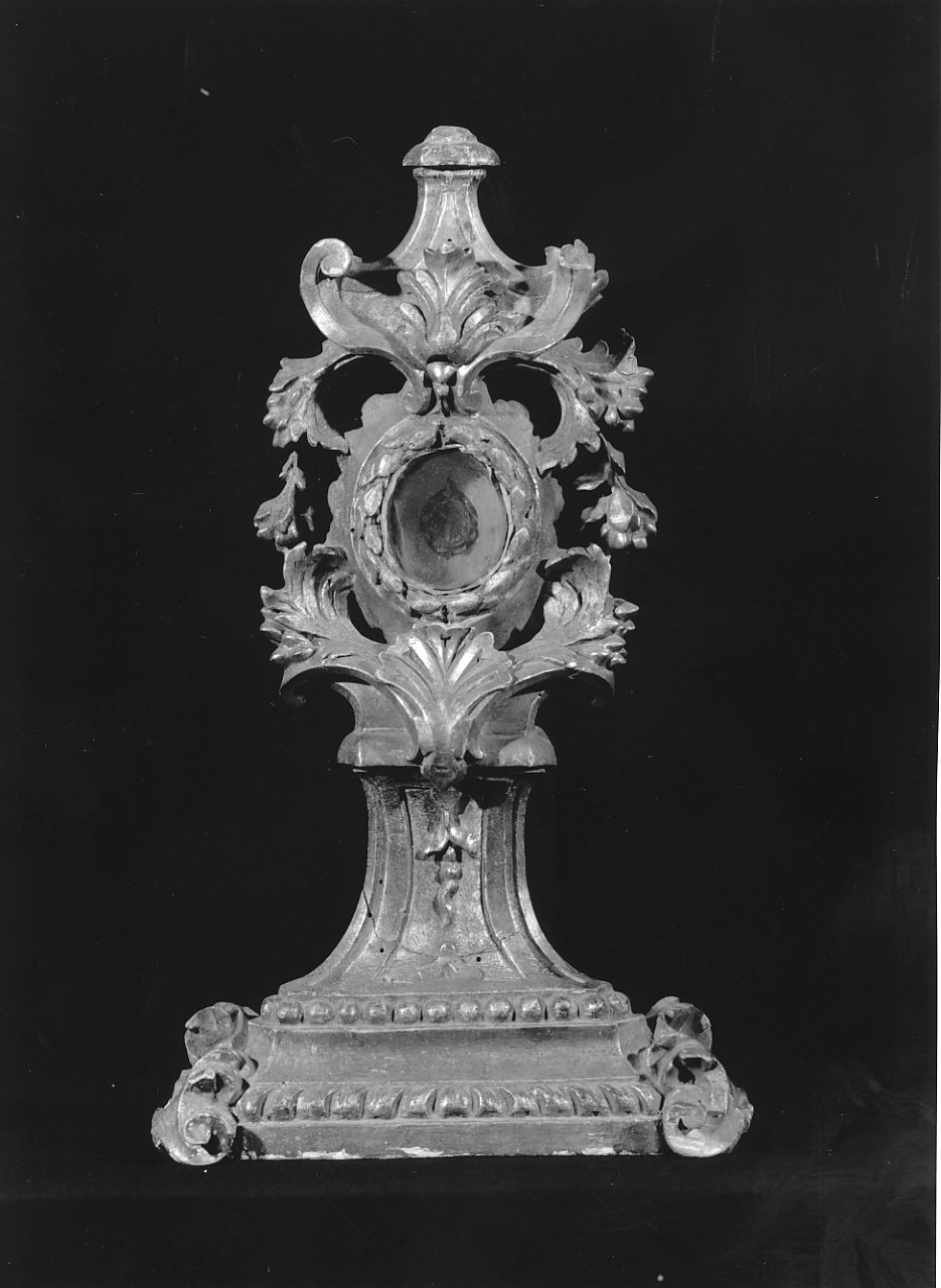 reliquiario - a ostensorio, opera isolata - bottega Italia meridionale (sec. XVIII)