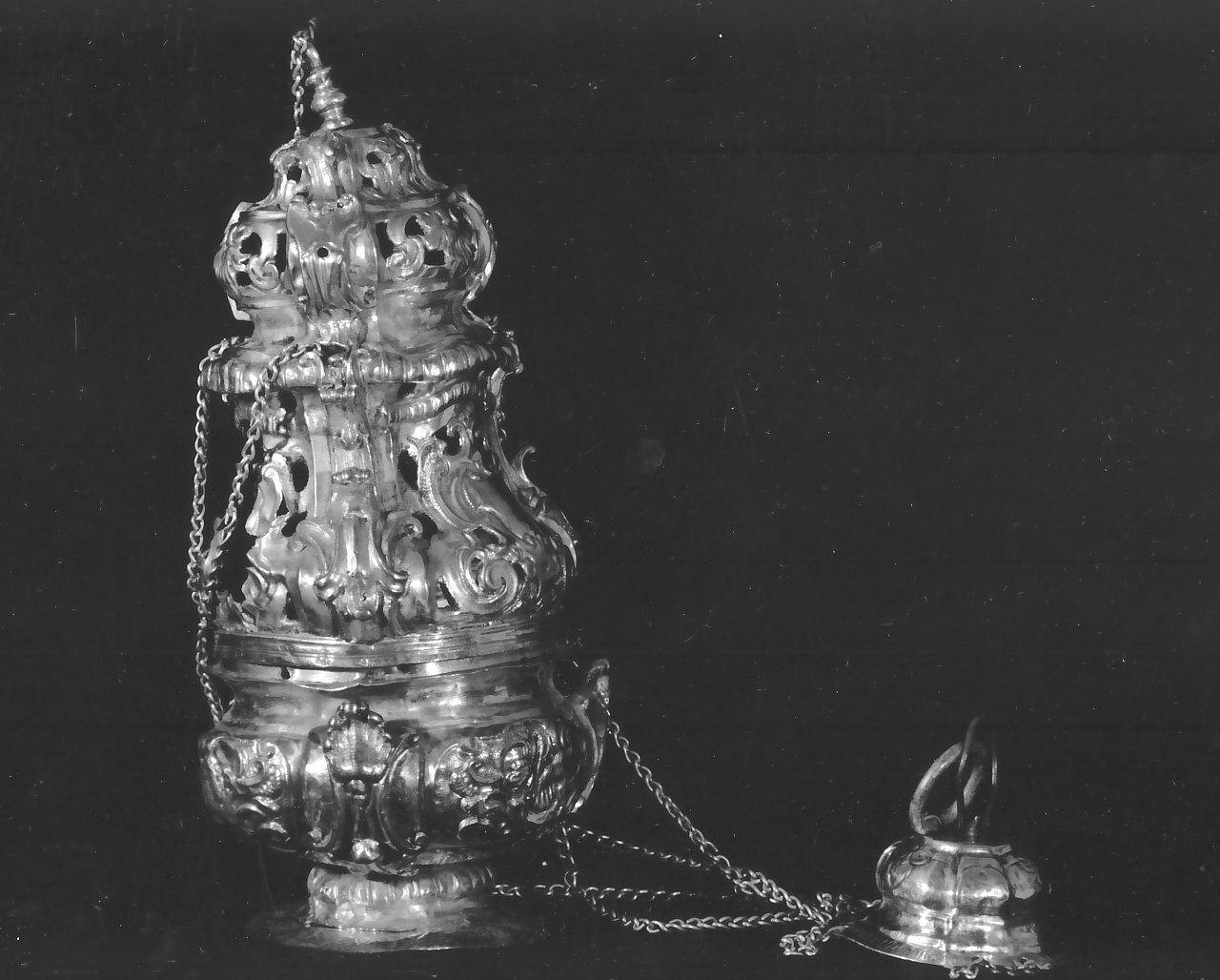 turibolo, opera isolata - bottega napoletana (sec. XVIII)