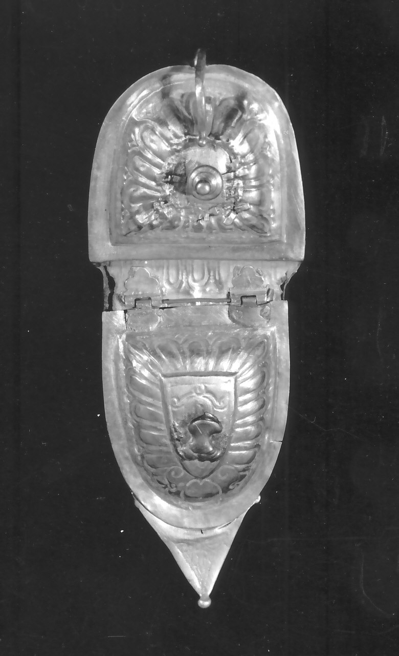 navicella portaincenso, opera isolata - bottega Italia meridionale (fine/inizio secc. XVII/ XVIII)