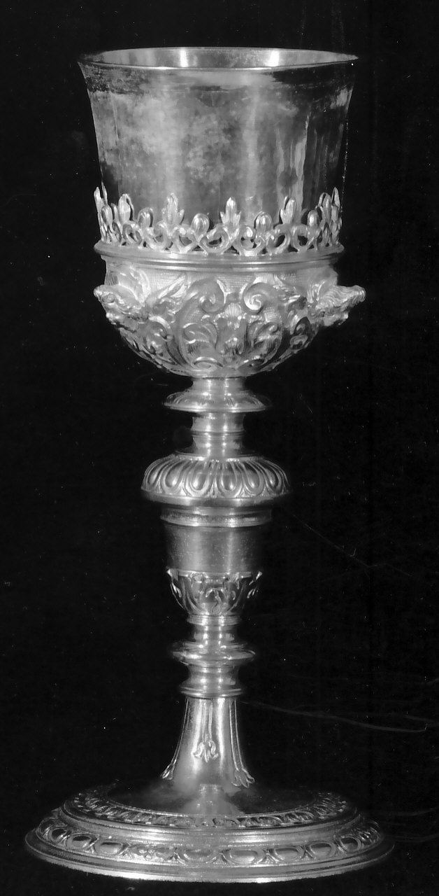 calice, opera isolata - bottega Italia meridionale (fine/inizio secc. XVII/ XVIII)