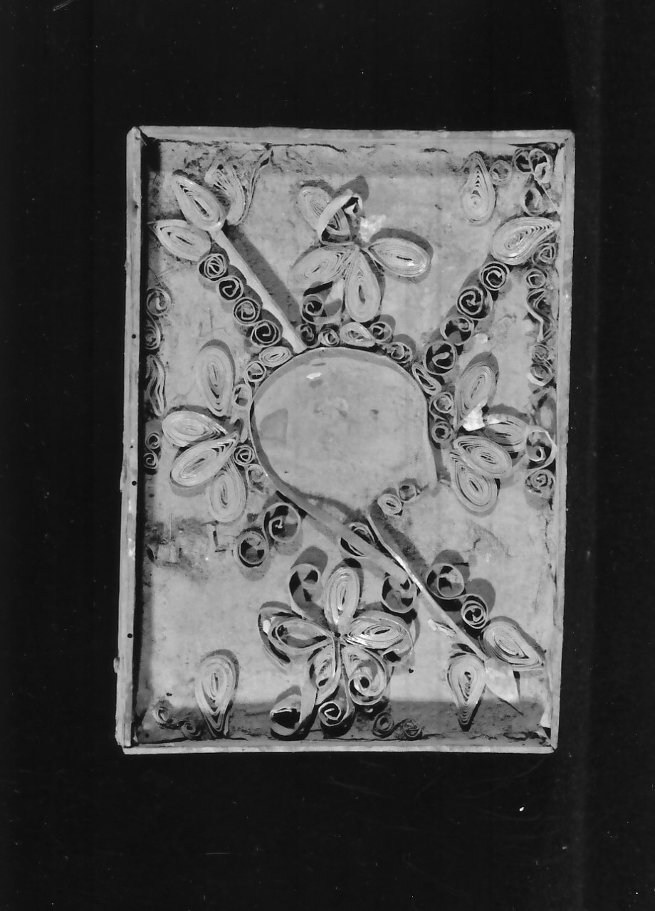 reliquiario a teca, opera isolata - bottega calabrese (fine/inizio secc. XVIII/ XIX)