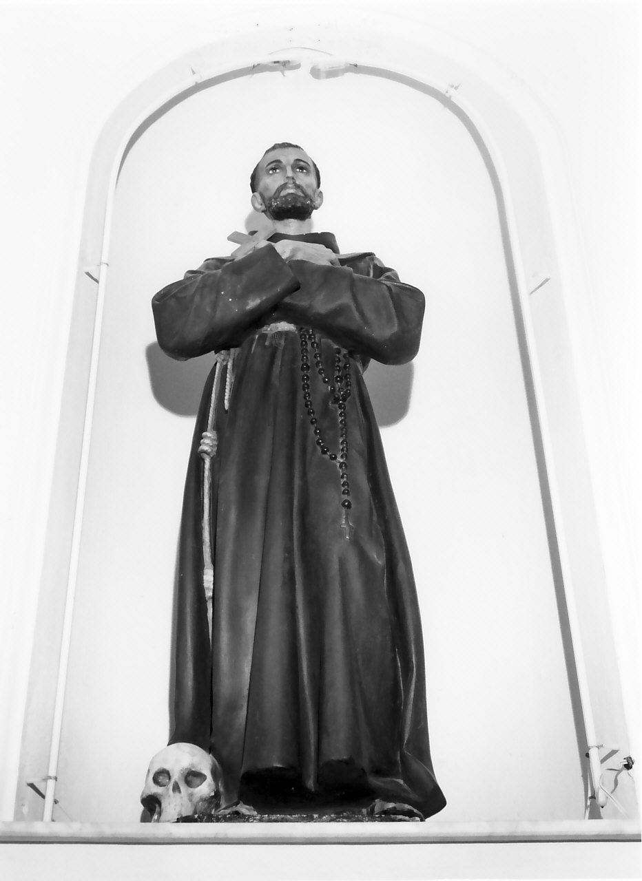 San Francesco d'Assisi (statua, opera isolata) di Casa veneta arredi sacri Plinio Frigo (prima metà sec. XX)