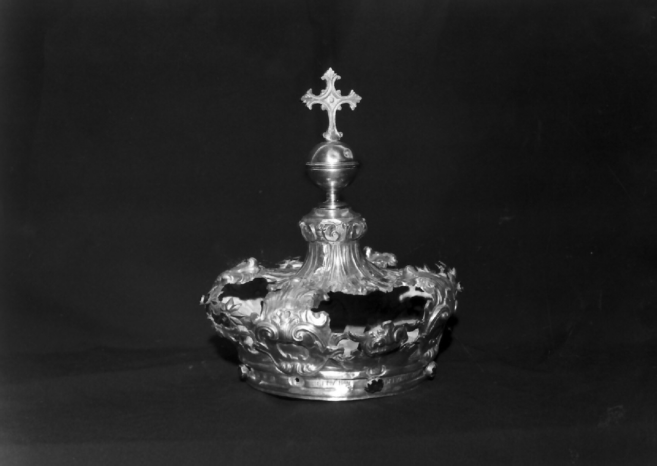 corona da statua, elemento d'insieme - bottega napoletana (sec. XVIII)