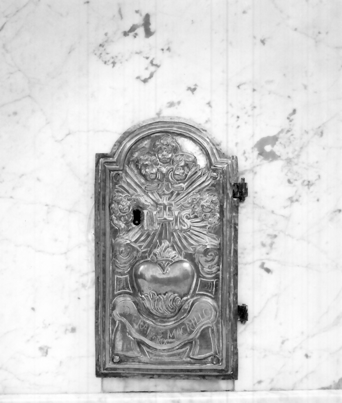 tabernacolo, elemento d'insieme - bottega Italia meridionale (fine/inizio secc. XIX/ XX)