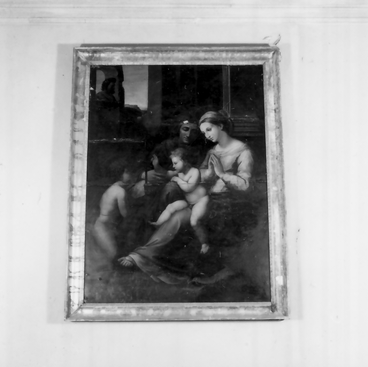 Sacra Famiglia con San Giovannino e Sant'Elisabetta (dipinto, opera isolata) - ambito Italia meridionale (sec. XVIII)