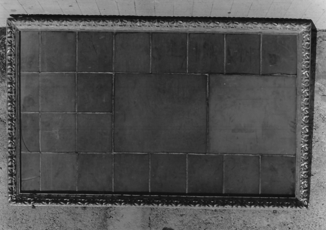 cornice di pala d'altare, elemento d'insieme - bottega calabrese (sec. XVIII)