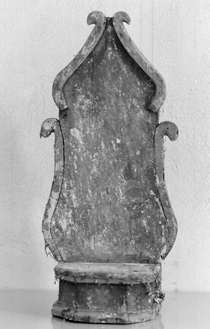 tronetto per esposizione eucaristica, opera isolata - bottega calabrese (sec. XIX)