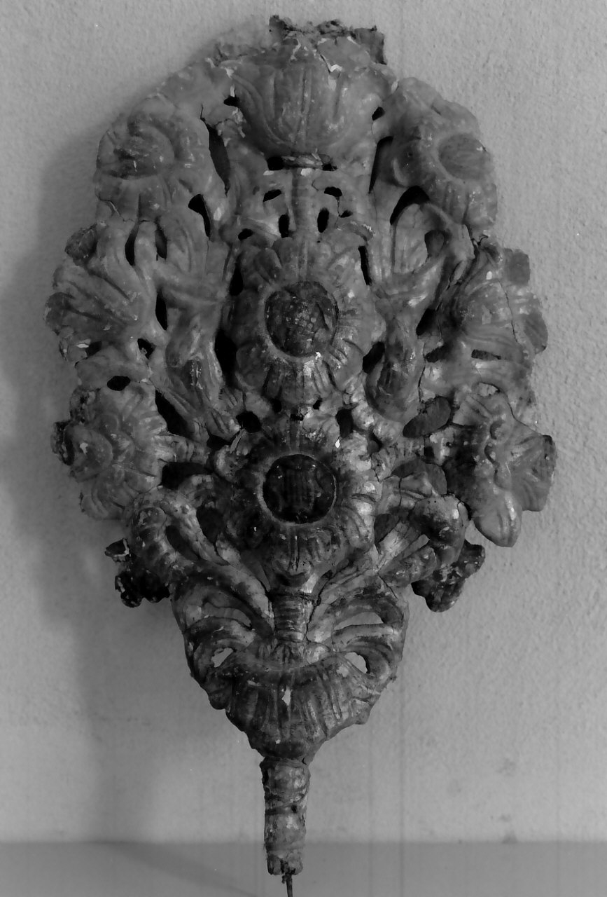 composizione floreale d'altare, serie - bottega calabrese (secc. XVIII/ XIX)