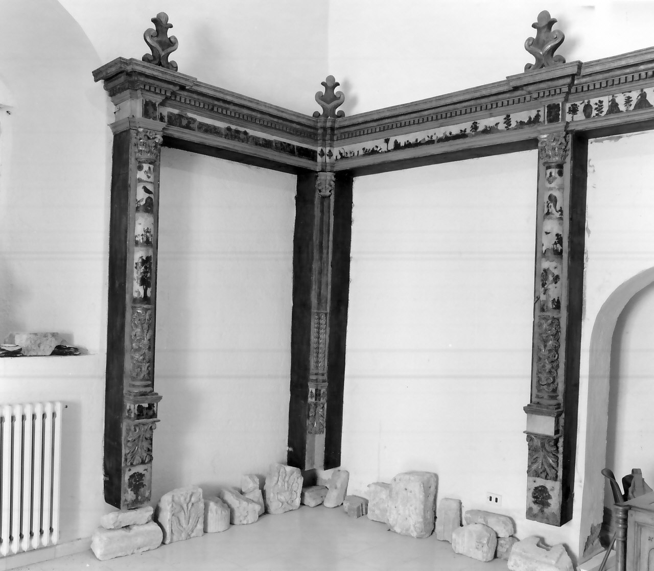 decorazione plastico-pittorica, opera isolata - bottega calabrese (sec. XVIII)