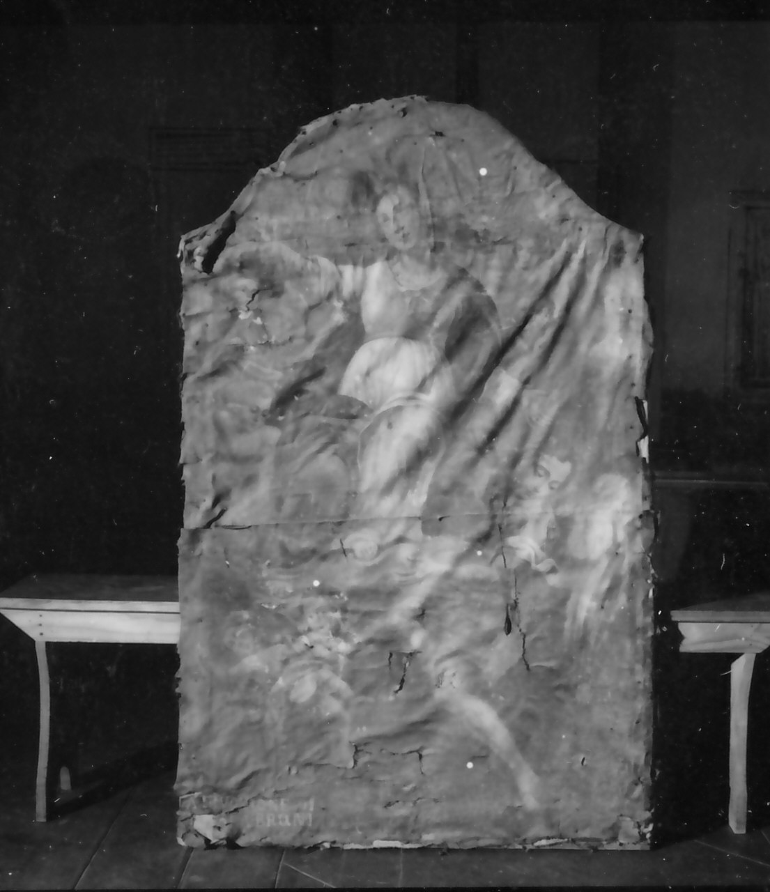 Madonna Assunta con angeli (dipinto, opera isolata) - ambito calabrese (sec. XIX)