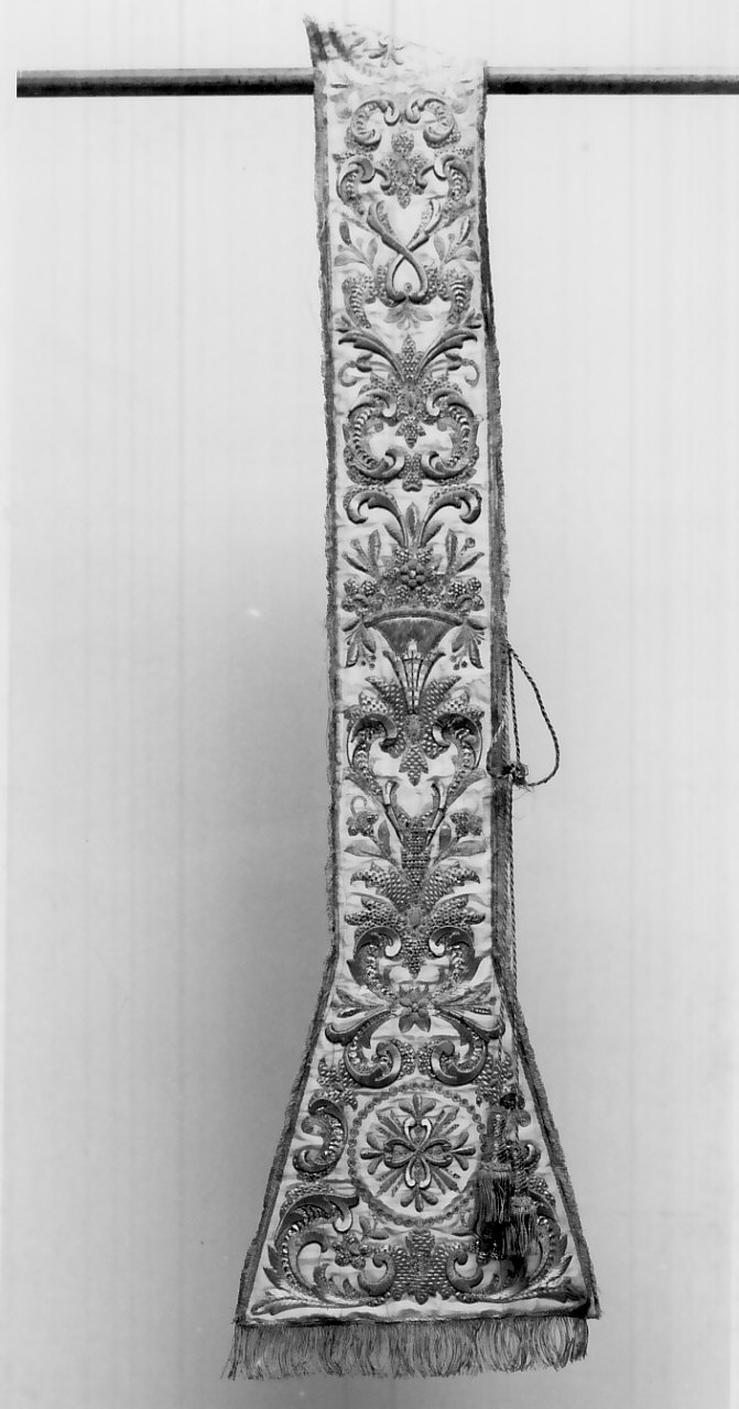 stola, opera isolata - manifattura catanzarese (sec. XVIII)