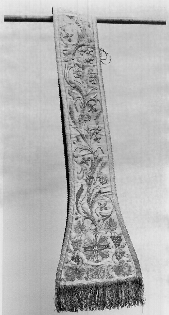 stola, opera isolata - manifattura catanzarese (sec. XVIII)