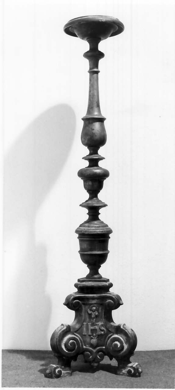 candelabro, opera isolata - bottega Italia meridionale (sec. XVII)