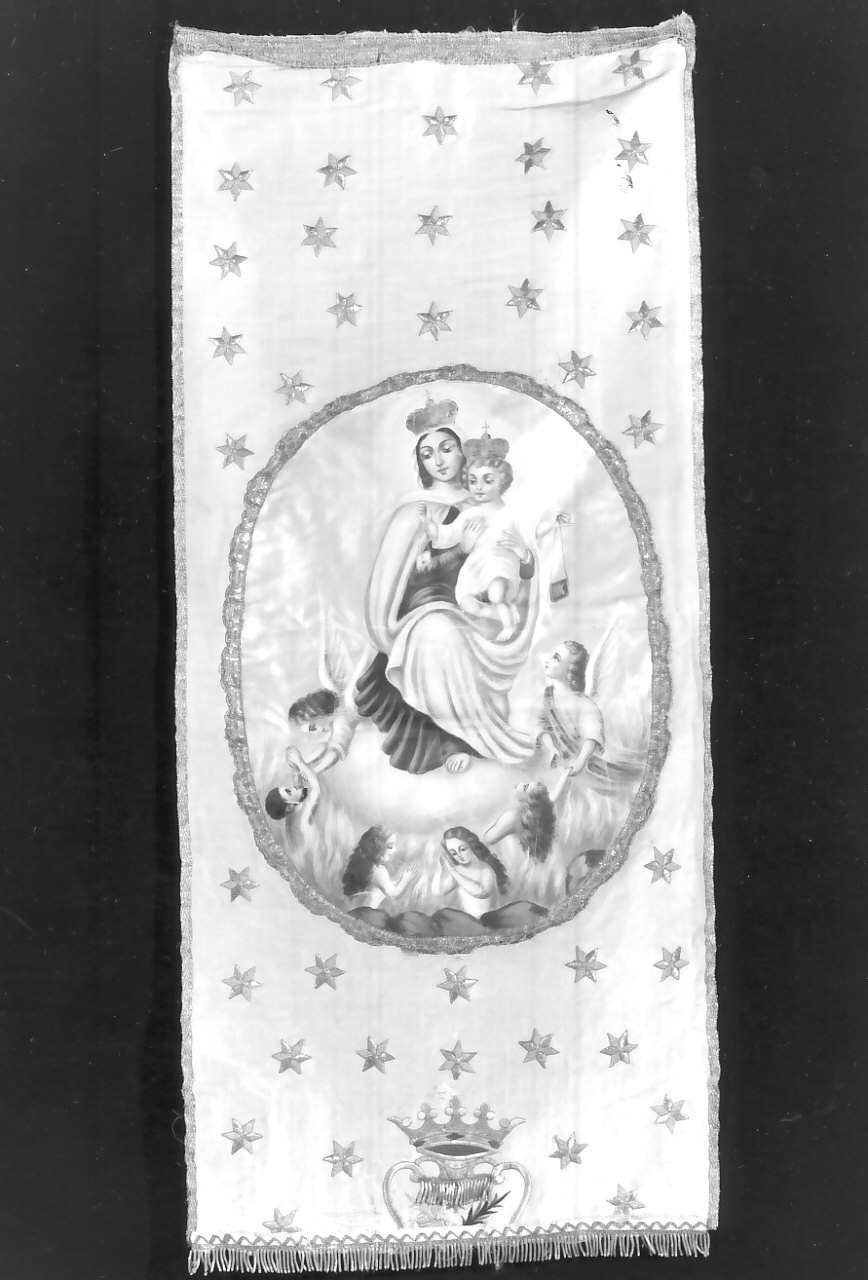 stendardo processionale - manifattura catanzarese (fine/inizio secc. XIX/ XX)