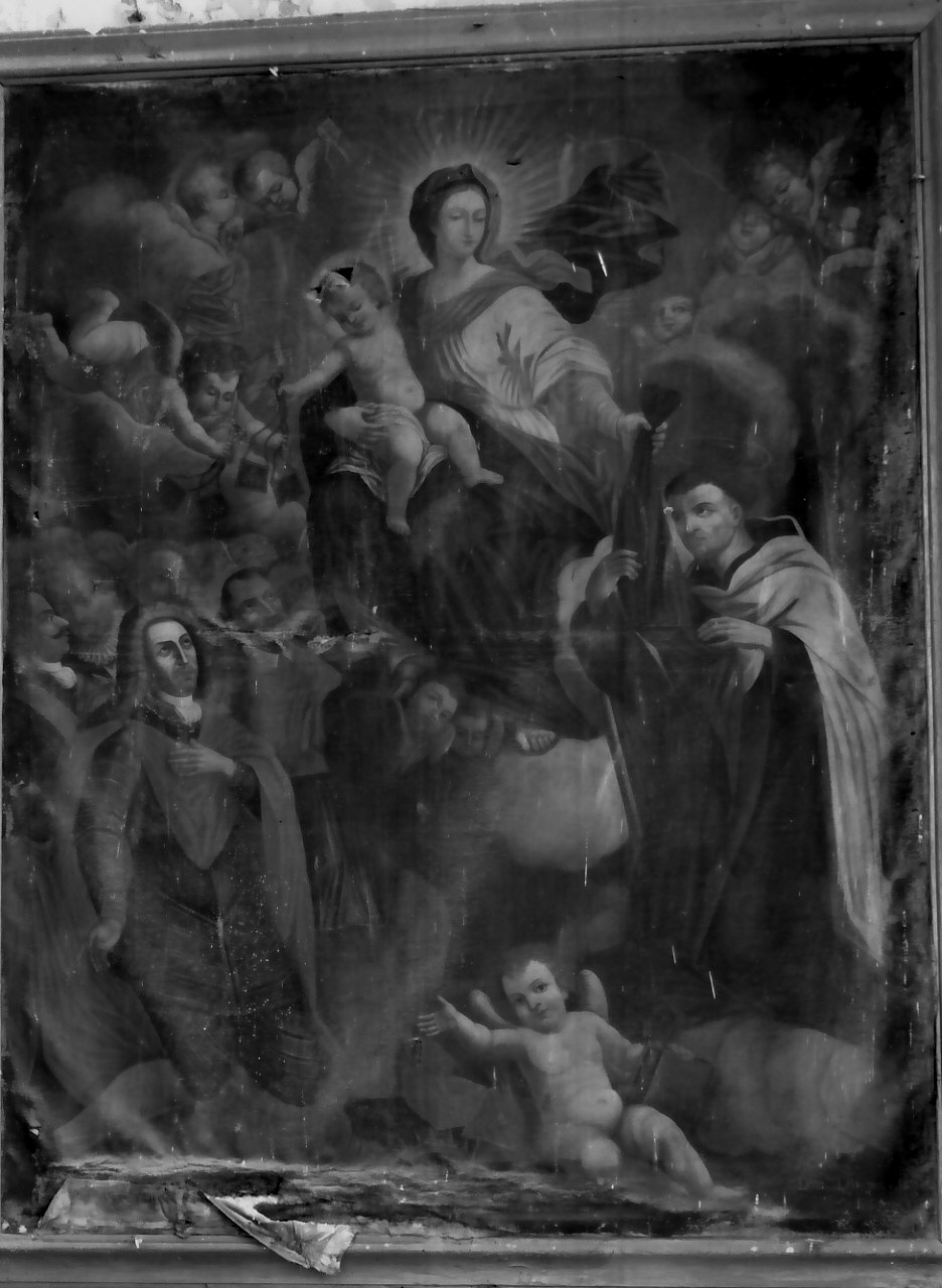 Madonna del Carmelo e San Simone Stock (dipinto) di Leto Domenico (seconda metà sec. XVIII)