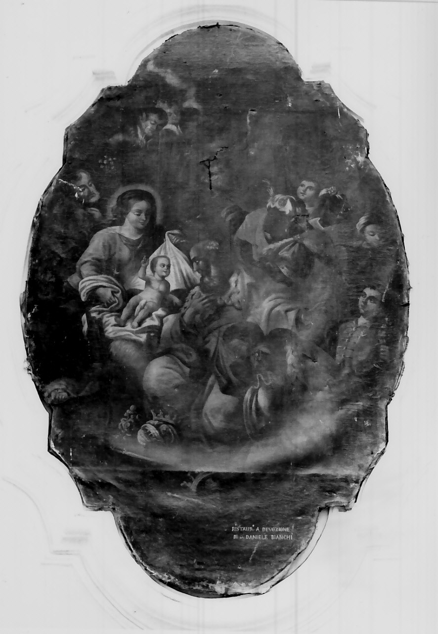 adorazione dei Re Magi (dipinto) - ambito calabrese (sec. XVIII)