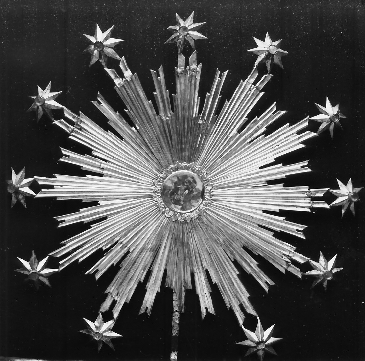 aureola di statua - bottega Italia meridionale (metà sec. XIX)