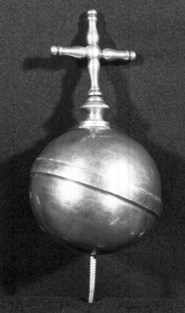 attributo iconografico di immagine sacra - bottega napoletana (metà sec. XIX)